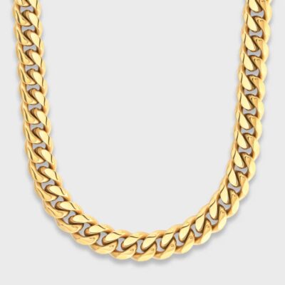 Cuban Link Chain (Gold) - 10mm