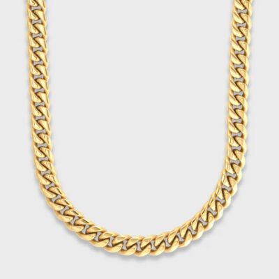 Cuban Link Chain (Gold) - 8mm