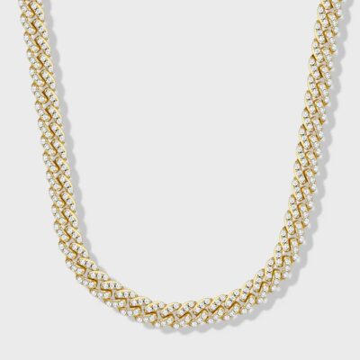 Iced Cuban Chain (Gold) - 8mm