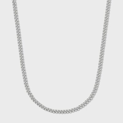 Micro Cuban Link Chain (Silver)