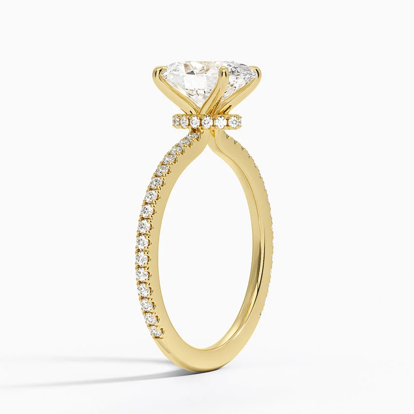 Demi Three-Quarter Coverage Diamond Ring (1/3 ct. tw.) in 18K Yellow Gold