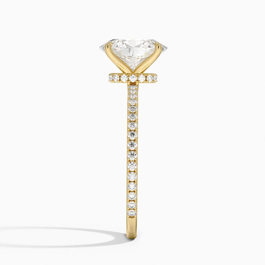 Demi Three-Quarter Coverage Diamond Ring (1/3 ct. tw.) in 18K Yellow Gold