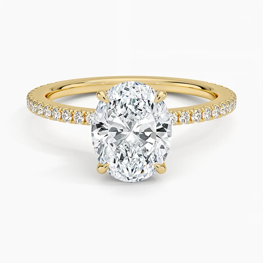 Demi Three-Quarter Coverage Diamond Ring (1/3 ct. tw.) in 18K Yellow Gold