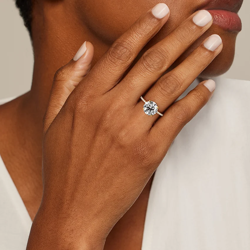 Demi Three-Quarter Coverage Diamond Ring (1/3 ct. tw.) in 18K Yellow Gold